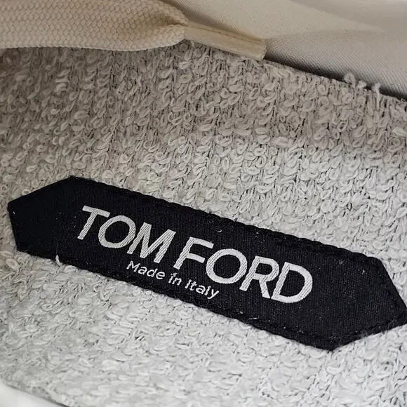 Tom Ford Jagga Leather-Trimmed Suede and Mesh Sneakers in White size 9 US / 8 UK